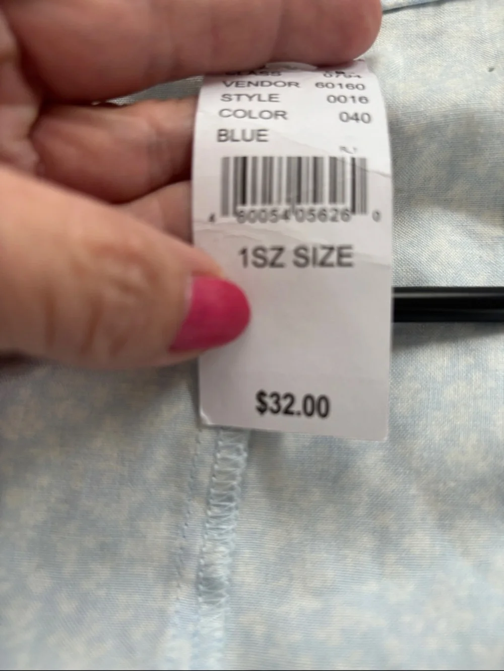 Brandy Melville Light Blue Floral Wrap Dress